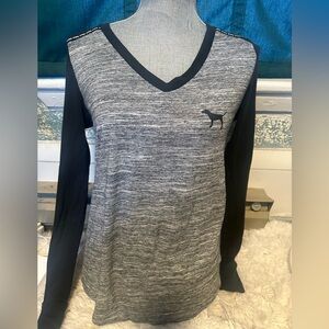 PINK Victoria's Secret Gray Top
